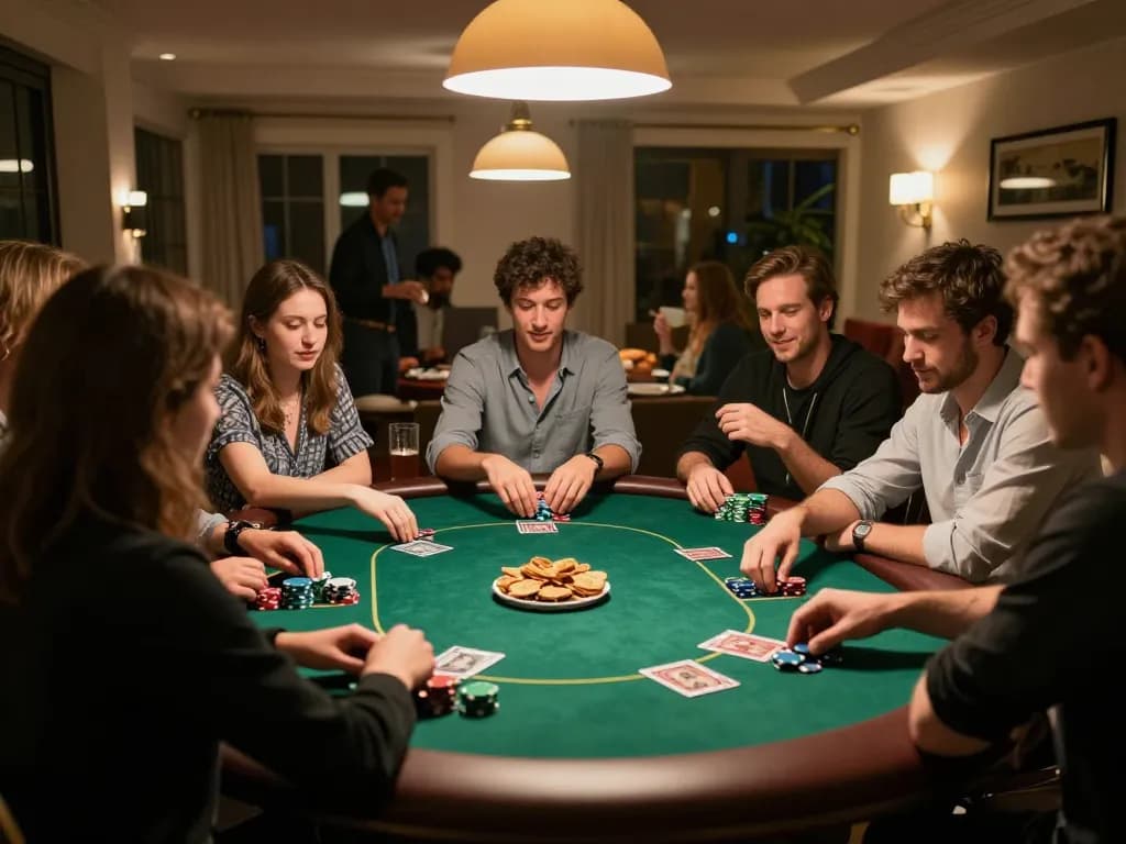 Experience the excitement of 99Win with friends during a lively poker night