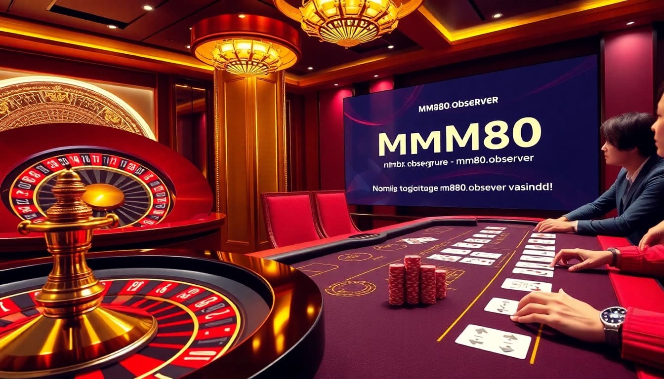 Experience thrilling gameplay at https://mm88.observer/ featuring luxurious casino elements.
