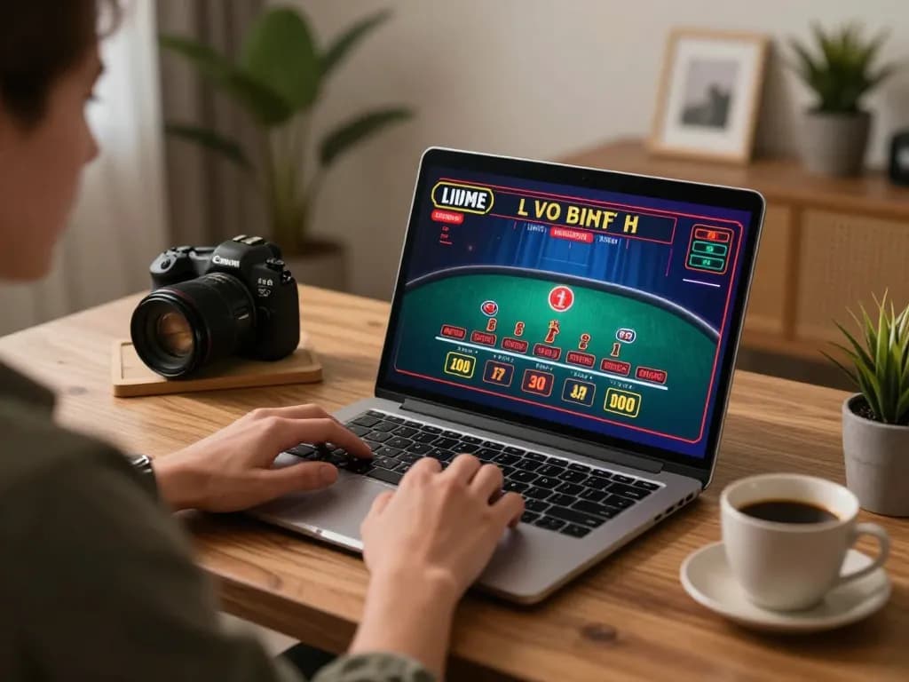 Engaging home online gameplay for link resmi live casino vegas88 with a player focused on live dealer blackjack.