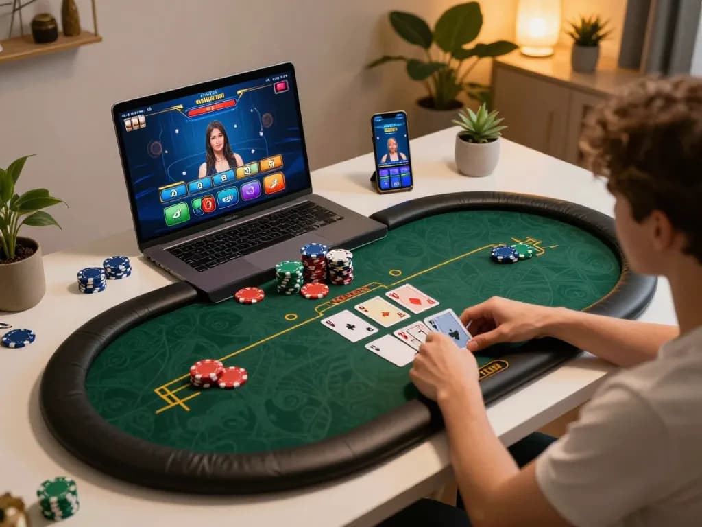Engaging action at trang chủ 5699 poker game with avatars and vibrant betting options.