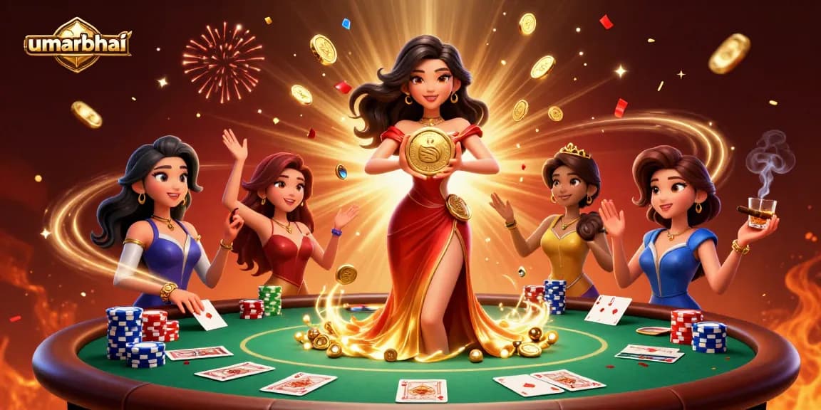 Experience the excitement of umarbhai's poker scene with dynamic gameplay and rich visual effects.