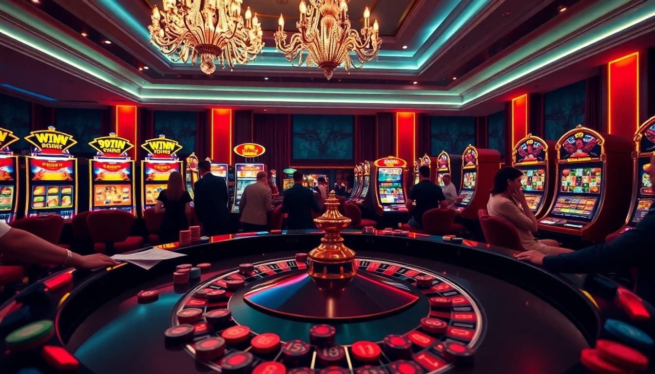 Experience the excitement of 69VN at an upscale online casino with vibrant tables and engaging games.