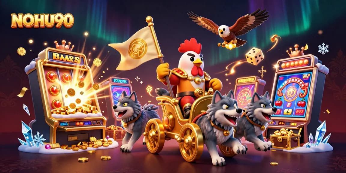 Spin for jackpots with NOHU90's dynamic casino adventure featuring thrilling game elements.