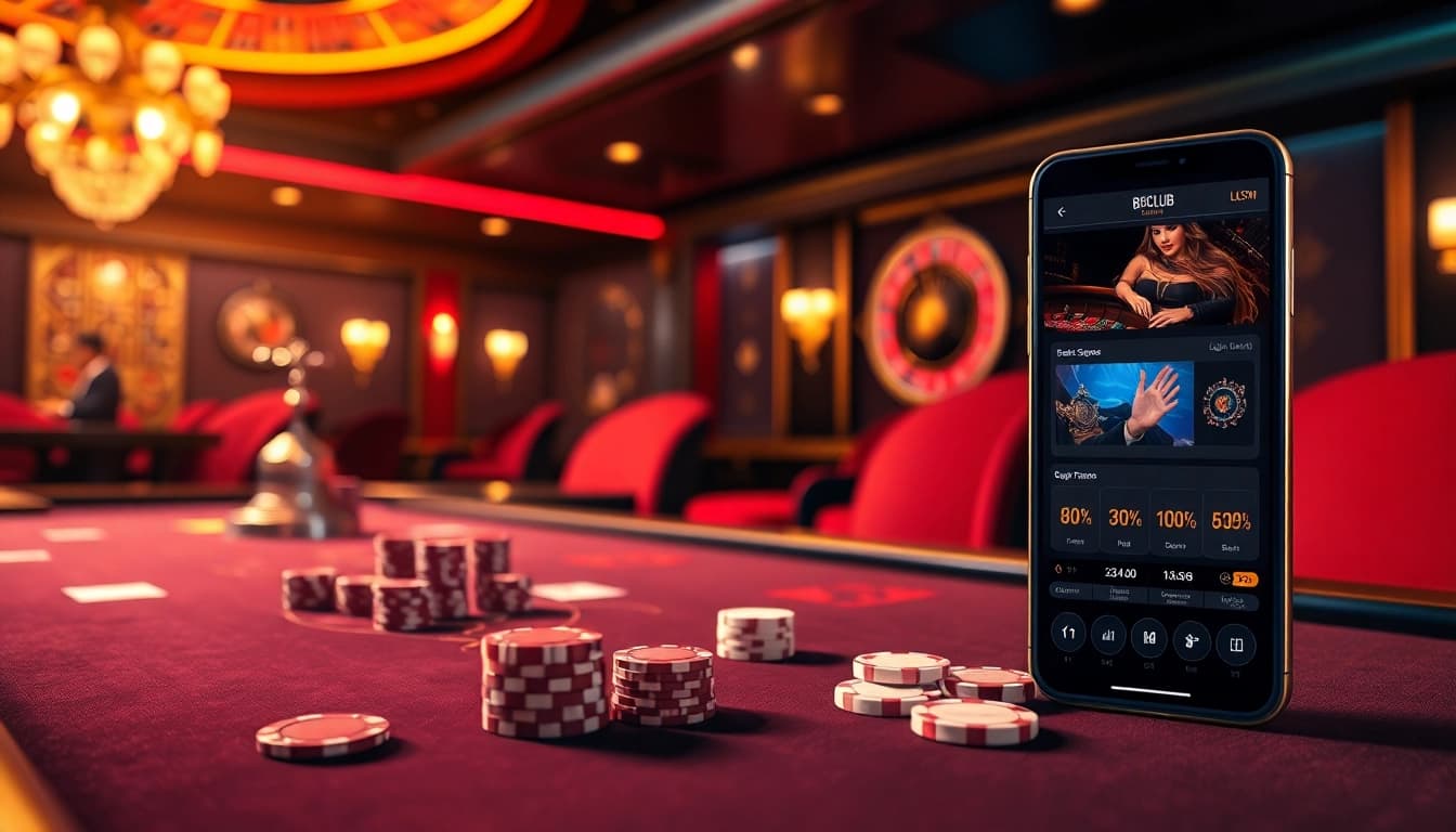 Experience the thrill of winning at B52CLUB with vibrant casino gaming visuals.