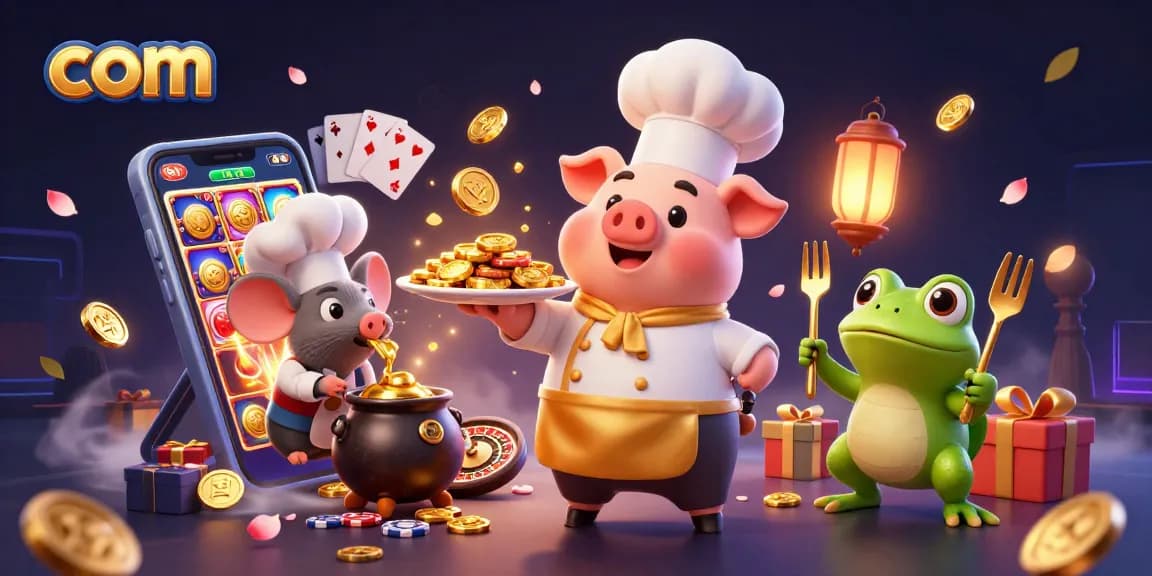 Experience the vibrant com casino atmosphere with animated characters showcasing exciting gaming elements.