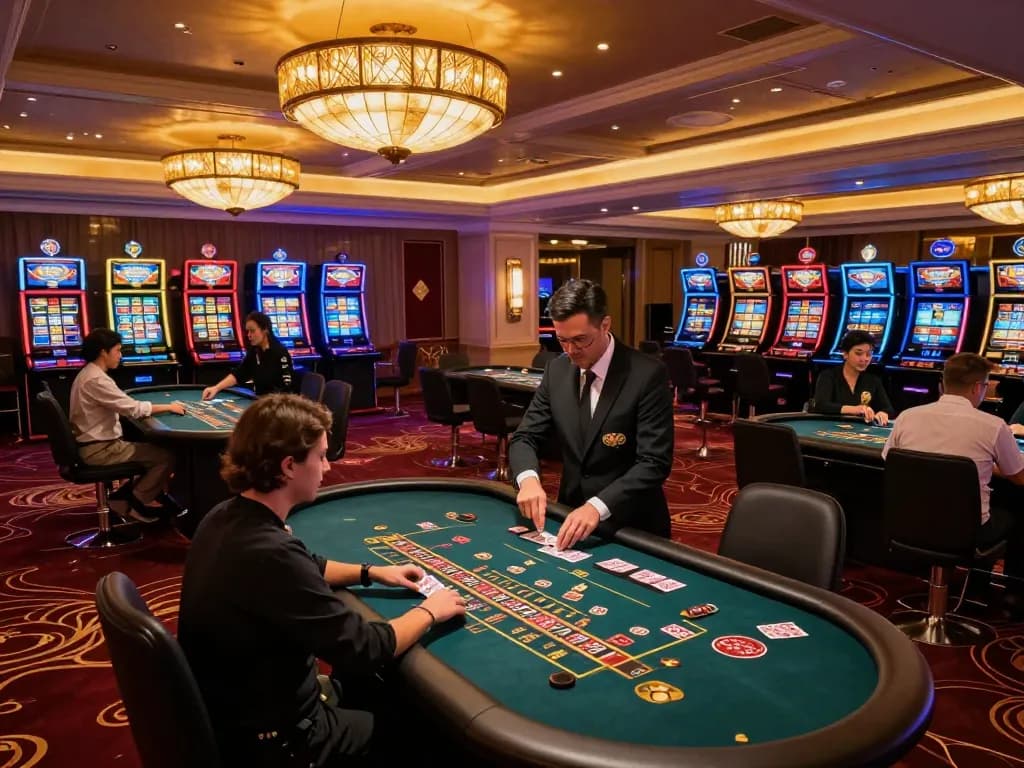 Exciting gameplay at XX 88 casino floor with engaged players and vibrant roulette action