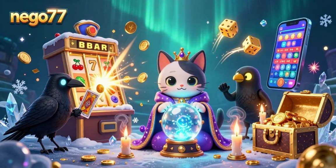 Nego77 players winning big with a thrilling gaming experience featuring dynamic casino elements.