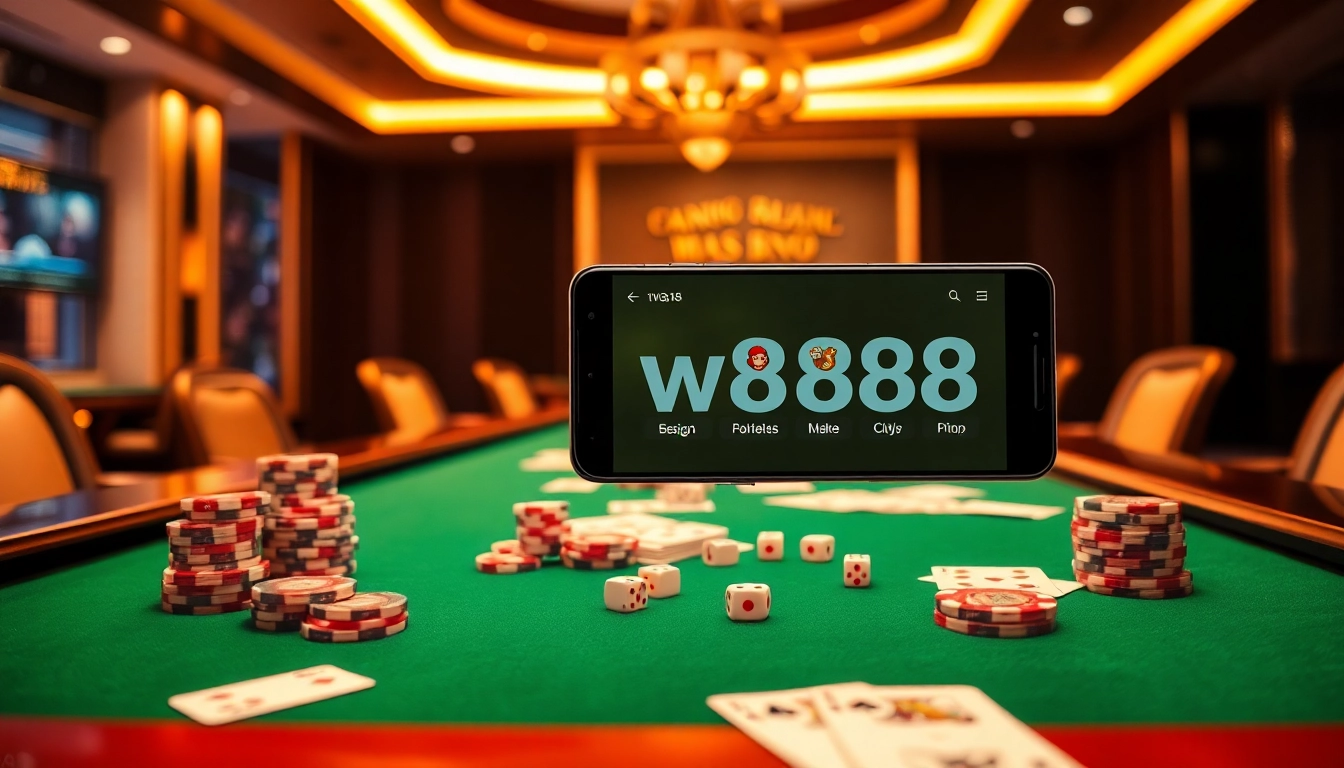 Engage in the thrilling experience of Đăng nhập ww88 with a luxurious online casino setup.