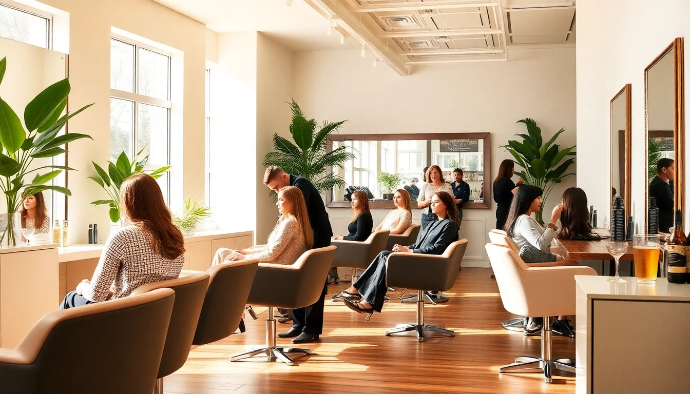 Experience premium hair services at Omnia Salon with skilled stylists and a welcoming atmosphere.