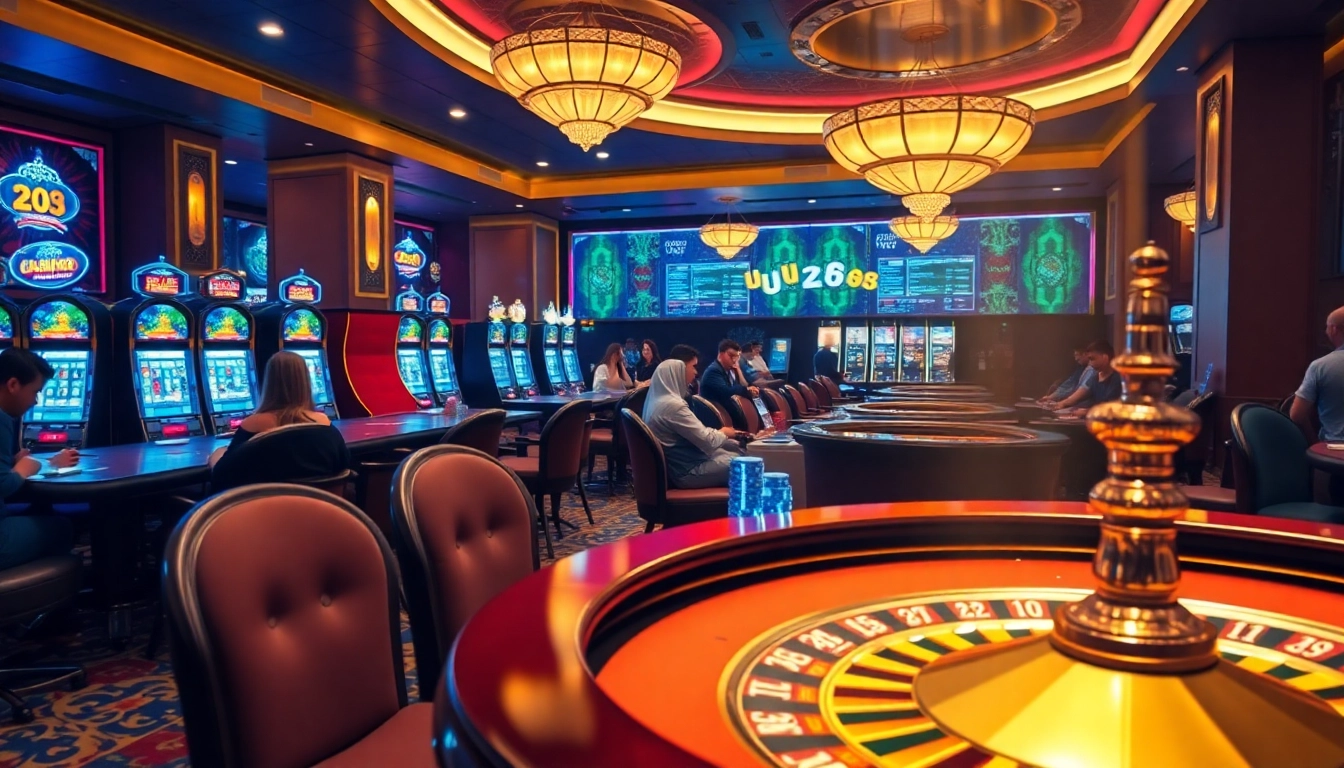 Experience the thrill of UU88 Casino with vibrant games and exciting atmosphere.